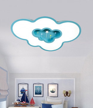 LED 별빛 구름 키즈조명, 아이방등 50W(핑크, 블루, 화이트)