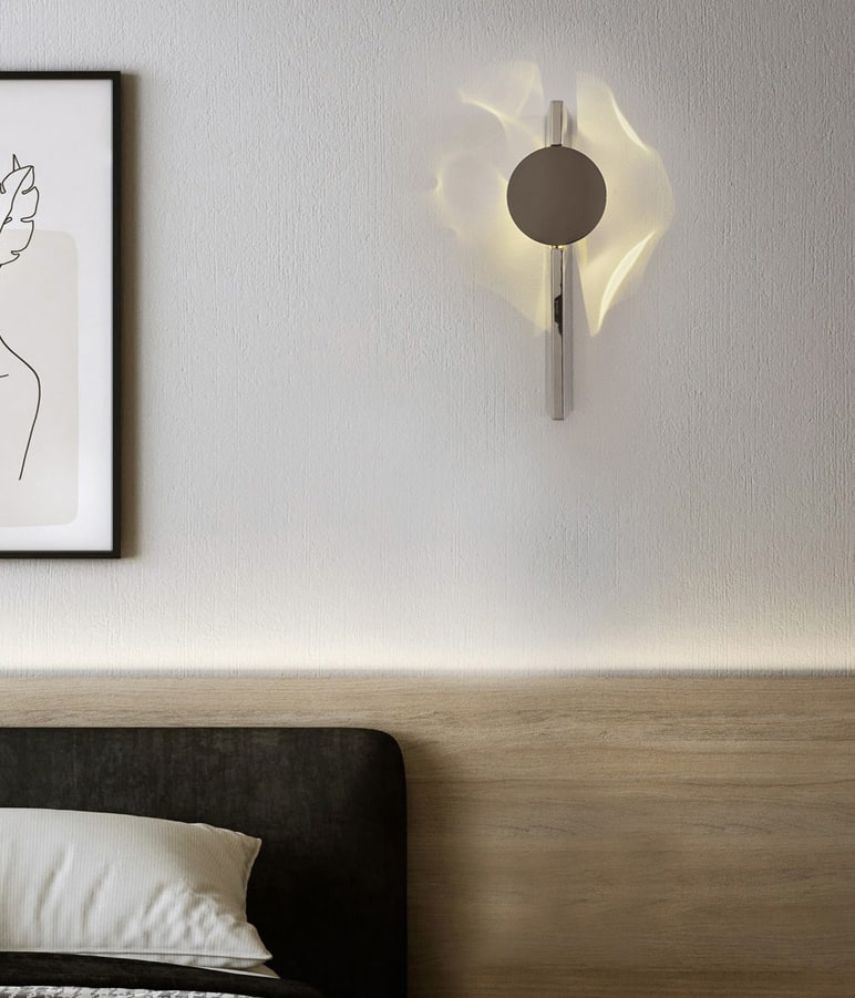 비노스 LED 벽조명 벽무드등 3W (크롬)