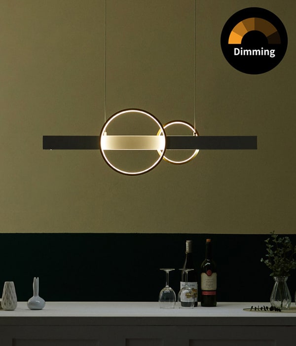 오비드 스위치 디밍 펜던트 LED식탁등 60W